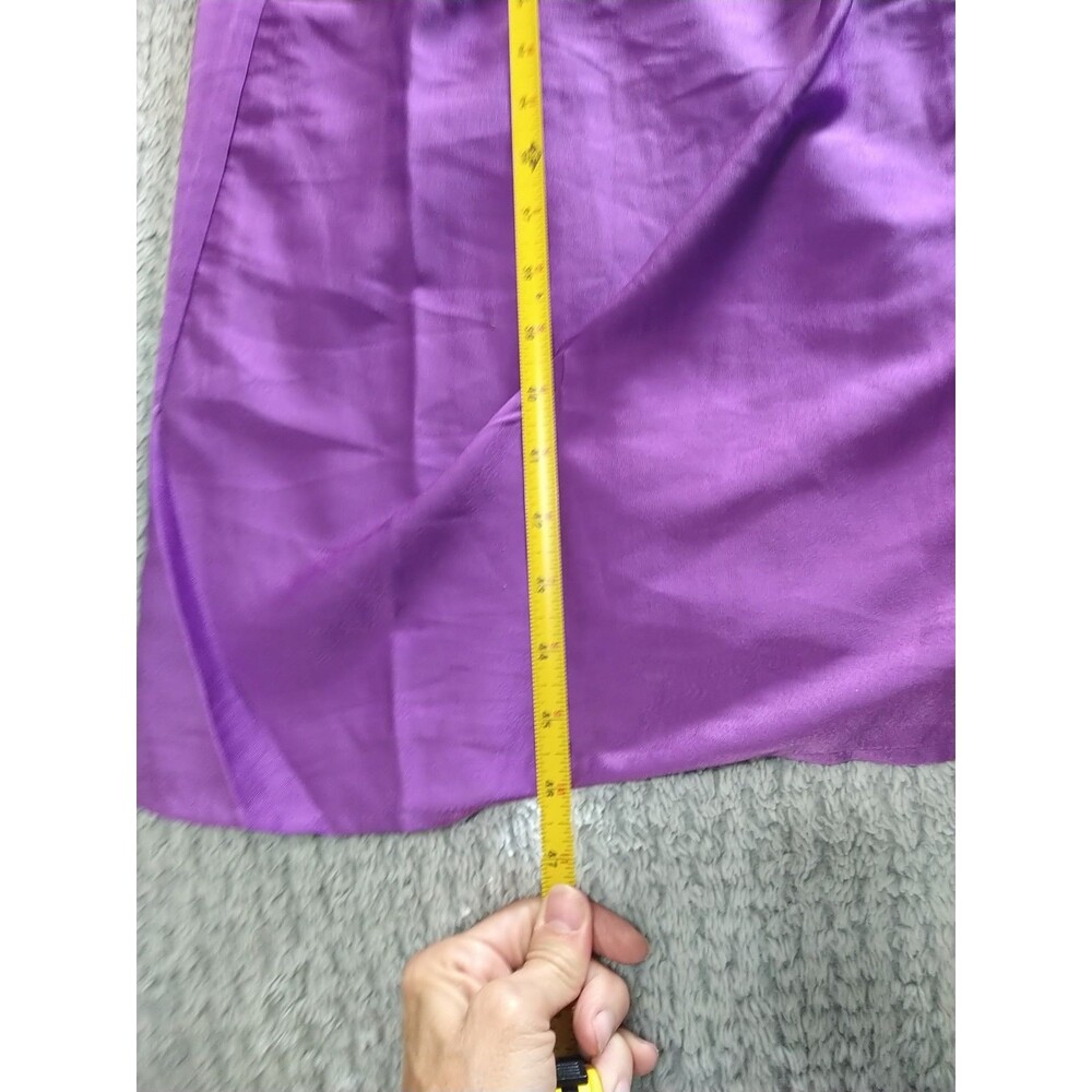 Fashion Nova Strapless Purple Maxi Side Slit Dress Nwt Purple Y2K City - Picture 9 of 14